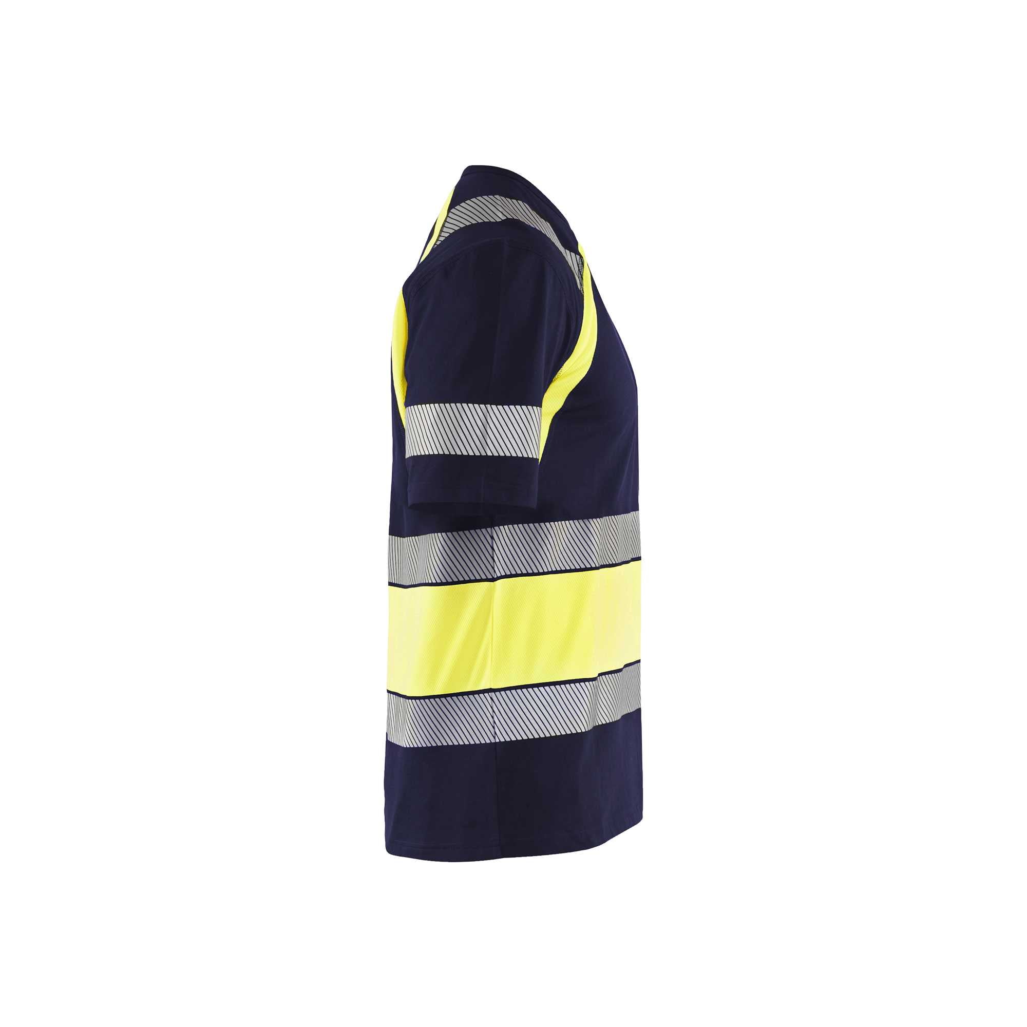 BLAKLADER 34211030 Hi Vis T shirt Hi Vis Reflective Short Sleeve Work T-Shirt MEN - 100% Cotton